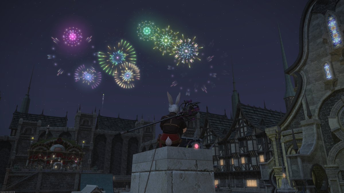 eriolezeph's tweet photo. It's been 6 yrs since I started playing FFXIV. It's nice that I started during Moonfire Faire, where the whole server has fireworks XD https://t.co/8VFV5m4IDX