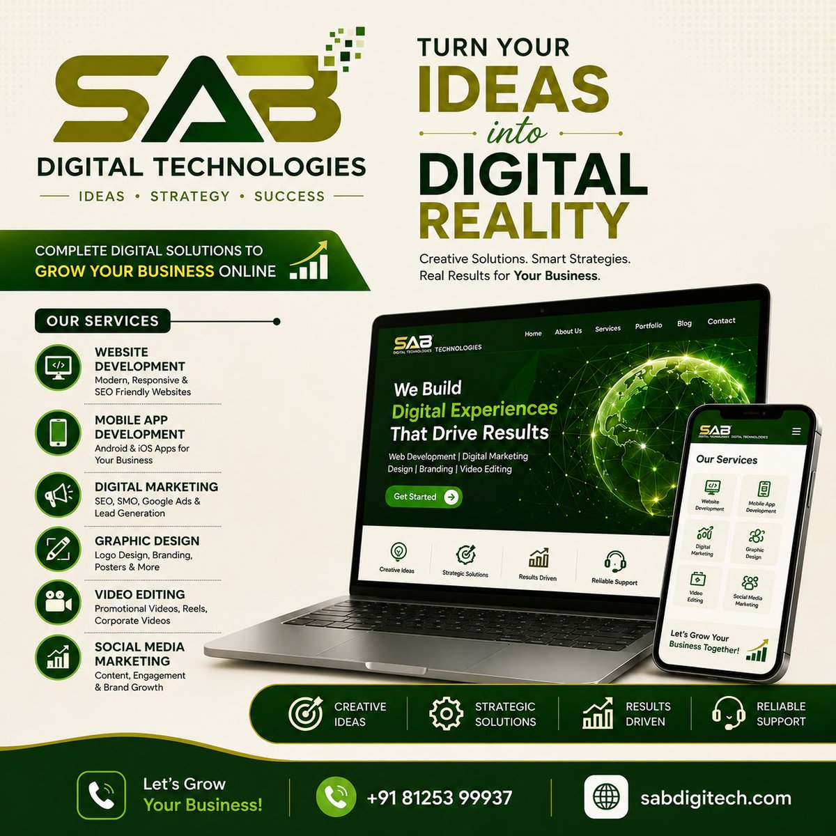sabdigitaltec's tweet photo. 📈 Get Found. 💬 Connect. 🚀 Grow.
Take your business to the next level with SEO Services &amp; Bulk WhatsApp Marketing from SAB Digital Technologies.
📞 +91 81253 99937
🌐 https://t.co/Nwt2S3zEAG
#SEO #DigitalMarketing #WhatsAppMarketing #BusinessGrowth #SABDigitalTechnologies https://t.co/098lE44oxl