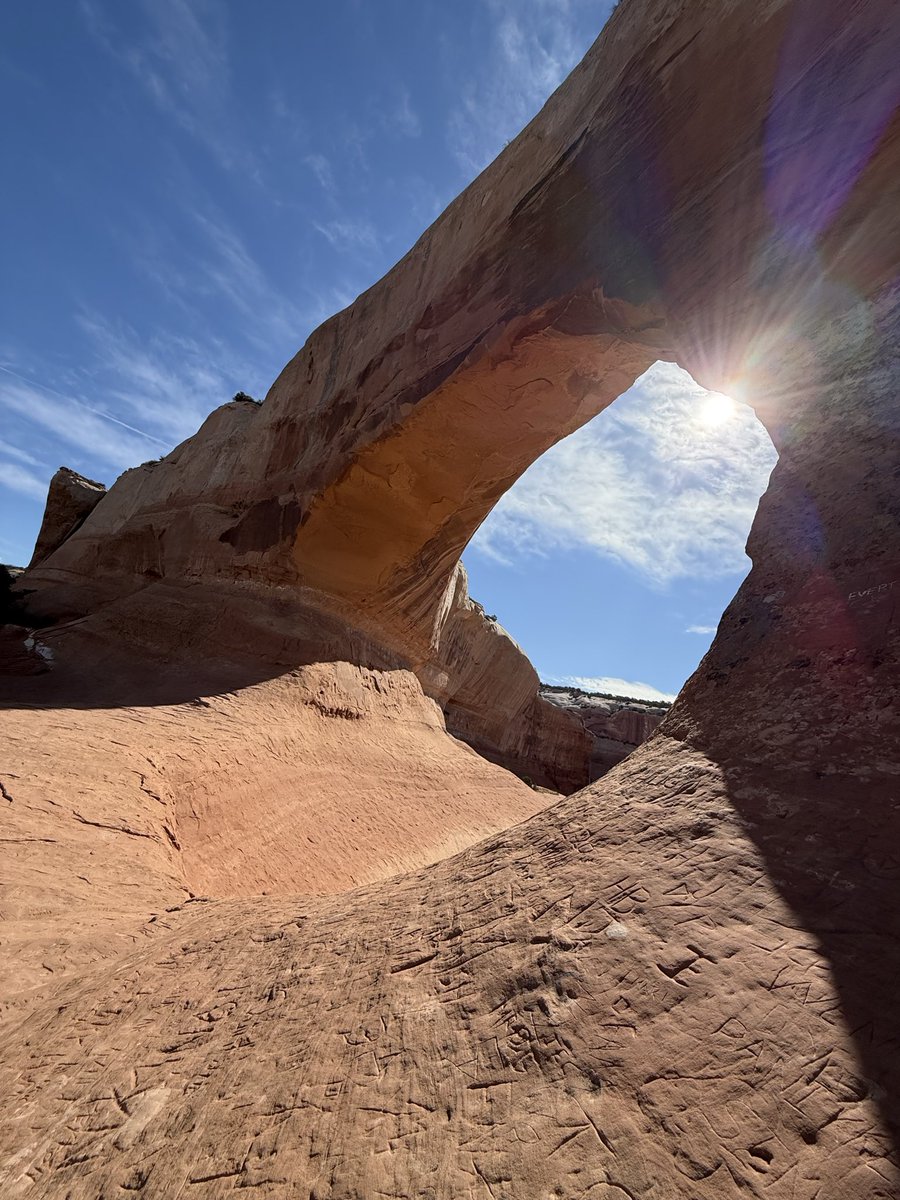Paigebrazell's tweet photo. Worth the climb.🥾#Arches #Utah #TheArches #MoabUtah #NationalParks https://t.co/1RRr5fVmku