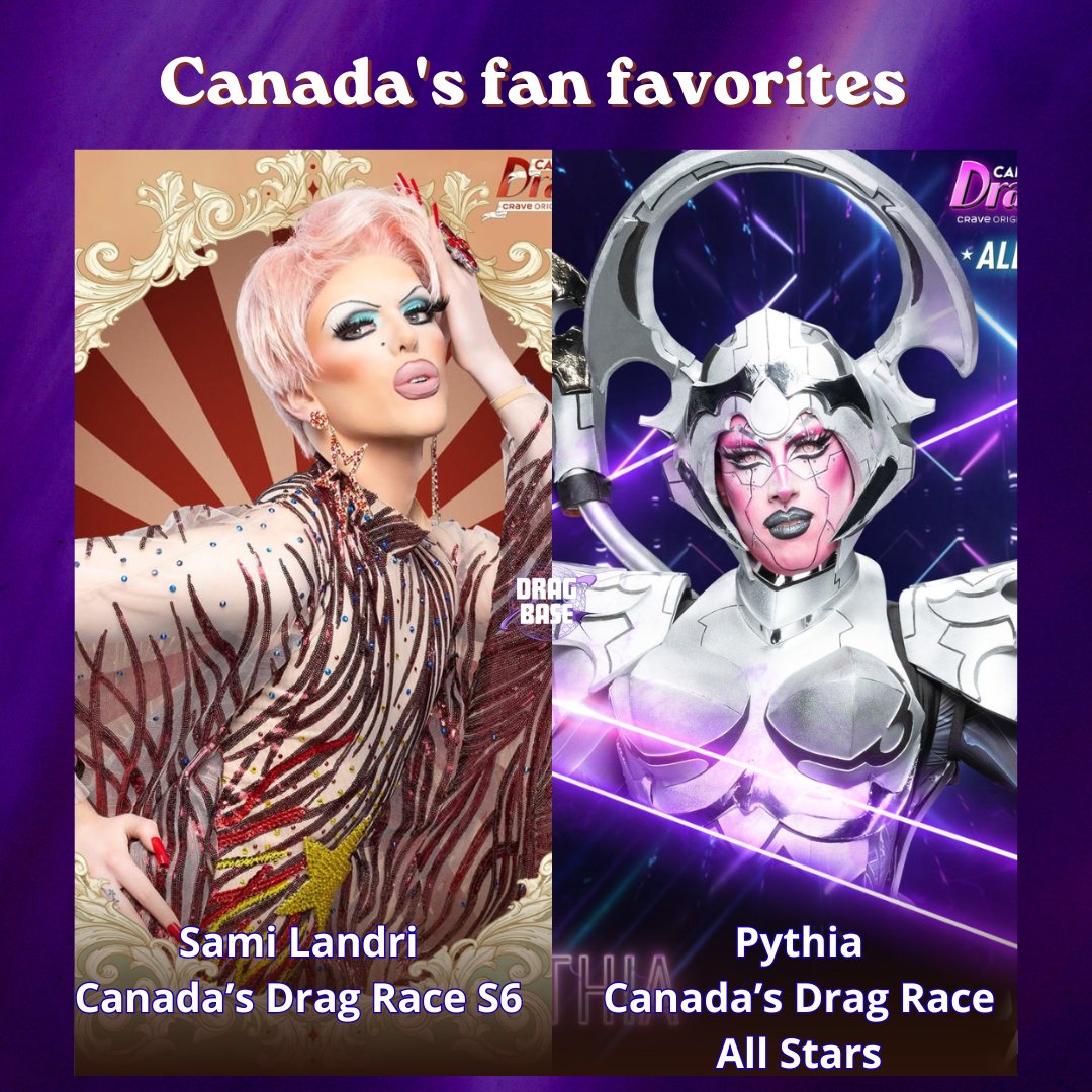 DragBasee's tweet photo. Canada's fan favorites. https://t.co/3TaEAt1G7h
