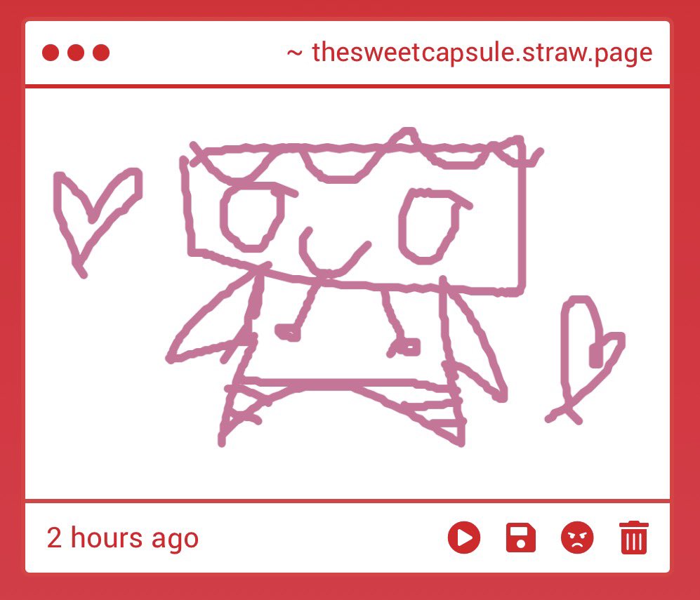 TheSweetCapsule's tweet photo. OHH HE’S SO PRECIOUS 😭🩷!! THANK YOU WHOEVER YOU ARE!! Adding this to my strawpage making a gallery of everyone’s stuff immediately <33 https://t.co/iGTggAtZgn