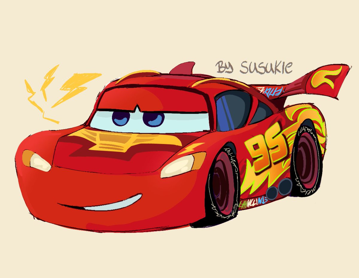 Susukie_89's tweet photo. ⚡️

#cars #carsfanart #LightningMcQueen https://t.co/8zgRv87cGH