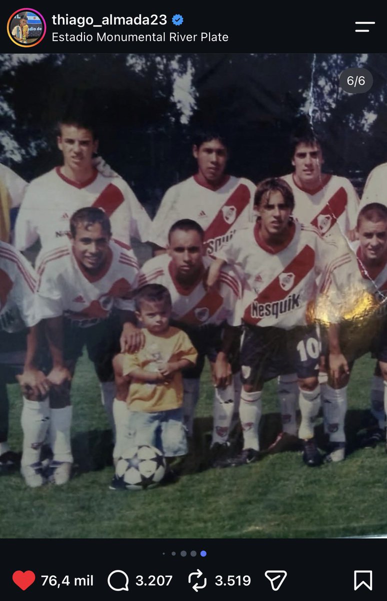 LaJuani_RP's tweet photo. Mirá flaco si pensas que porque llegaste hace dos días y subiste esta foto a tu Instagram a mi me vas a mover alguna fibra sensible déjame decirte que si sos lo mejor que le pasó a este River salvanos https://t.co/qrbsv8T956