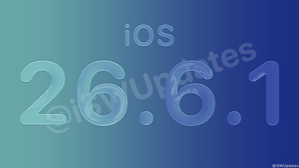 iSWUpdates's tweet photo. New in iOS 26.6.1:
• Important security fixes

#iOS2661