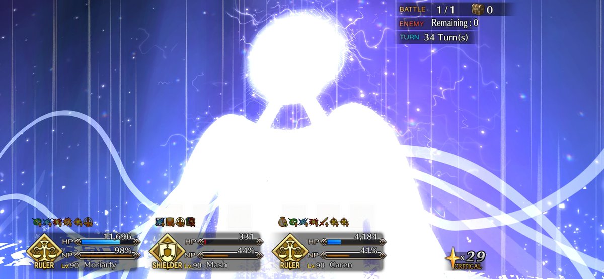 serventarcher's tweet photo. All considering, I think I did pretty well against the sub-final boss. I had to revive once, but managed to survive until just after guts activated.

Caren ruler is truly amazing 💖 https://t.co/7LuIBRlReW