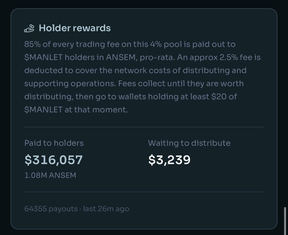 _manlet's tweet photo. Hi @blknoiz06 does 316k buybacks of $ANSEM (and growing) qualify us for an https://t.co/zwN9bbnRs2 listing? @LaunchOnSF https://t.co/cPcec1j007