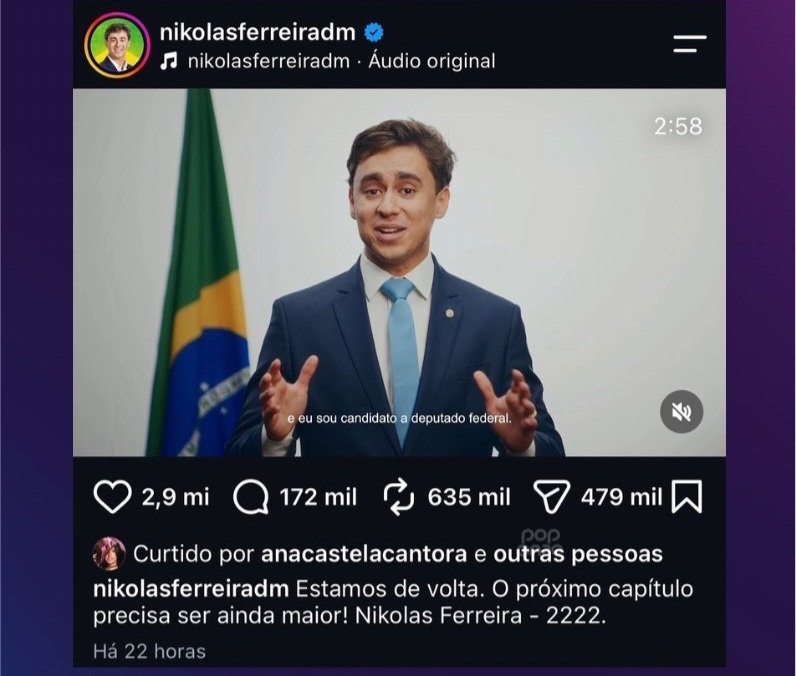 JoaquinTeixeira's tweet photo. Virgínia dos tigrinhos curtiu postagem do Lula, Ana Castela curtiu do Nikolas Ferreira.

Nunca foi tão fácil escolher um lado. NUNCA. https://t.co/AfUj2ctwEi