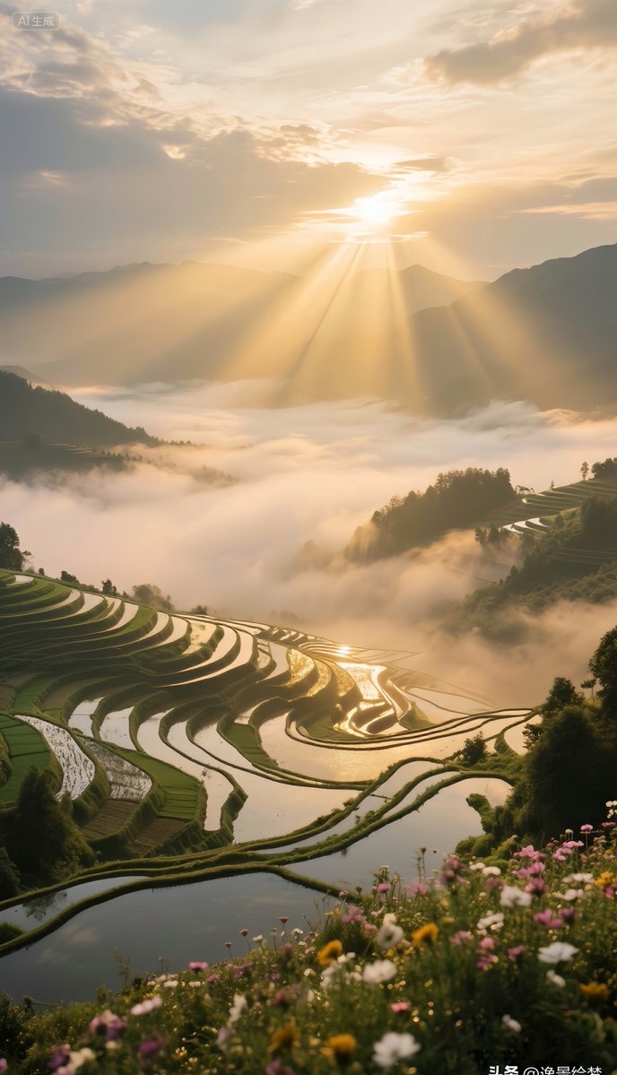 KaronCatherine's tweet photo. Just spent an afternoon hiking through golden sunlit tea terraces in Chiang Mai—cool mountain breeze, fresh tea aroma, and no crowds, just perfect quiet magic. ， https://t.co/vBwazmUHAa