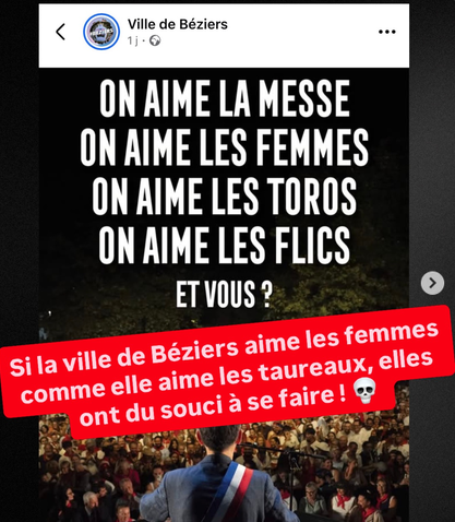 ChasseAbolition's tweet photo. #corrida #BastaCorrida #sadisme #société #animaux #france
A #Béziers des militants et citoyens se rassemblaient pour exiger la fin de la corrida, aux côtés de l’asso #colbacanticorrida. Au même moment la mise à mort de 24 taureaux était programmée
https://t.co/hBR07lzKl4 https://t.co/IScidH7ZFp