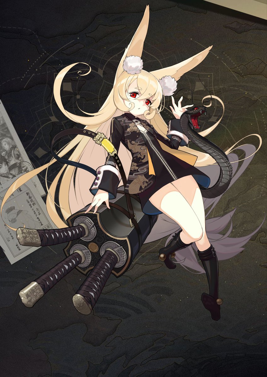 Wildboar333333's tweet photo. Early character artwork 【犰狳】 for 【山海镜花】 https://t.co/9OFCwa9Pq0