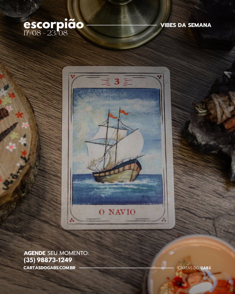 cartasdogabs's tweet photo. ♏️ SEMANA P/ ESCORPIÃO

Se você achou que essa semana seria só mais uma, sinto informar: tem energia de novidade chegando para mexer na sua rotina. Uma pessoa, uma proposta, um convite ou uma situação inesperada pode aparecer trazendo movimento justamente onde tudo parecia previsível demais. Pode ser aquele tipo de acontecimento que não estava nos seus planos, mas que desperta curiosidade e faz você pensar: “hmm… talvez eu queira ver onde isso vai dar”. No amor, alguém novo pode chamar atenção, ou uma relação existente pode entrar em uma fase diferente, mais dinâmica e menos acomodada. No trabalho, vale ficar atento a mudanças, oportunidades e ideias que surjam de repente. Nem toda novidade vem para bagunçar, algumas chegam para abrir caminho. Só não tente descobrir o final antes de viver o começo.

— Veja meu catálogo no tweet fixado, agende sua consulta no link na bio e me siga para novos conteúdos.
