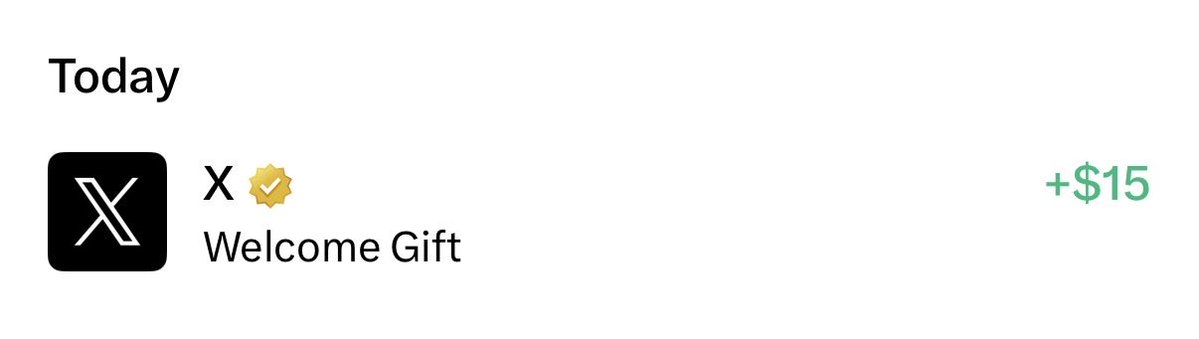 0FJAKE's tweet photo. Just got access to @XMoney and was delighted to see $15 waiting for me.

It’s like how PayPal used to give people $10 for signing up, adjusted for inflation.

@elonmusk really has been thinking about this since 1999. https://t.co/xuqogs8xDl