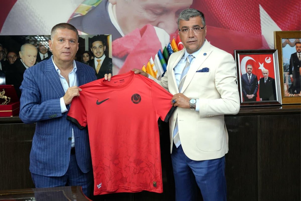 AlpDoganMHP's tweet photo. Kıymetli misafirlerimiz Ankara Gençlerbirliği Spor Kulübü Başkanı Sn. Arda Çakmak ve Yönetim Kurulu Üyeleri, bizleri ziyaret ettiler. Nazik ve samimi ziyaretlerinden dolayı kendilerine teşekkür ederiz. https://t.co/wE3sSARHGV