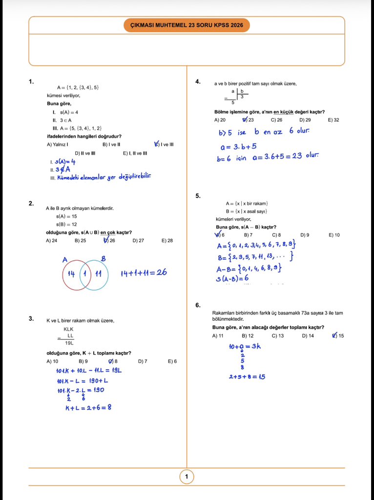 mf_matematik's tweet photo. ÇIKMASI MUHTEMEL 23  SORU
KPSS 2026
+4 NET https://t.co/oawECc4oHQ