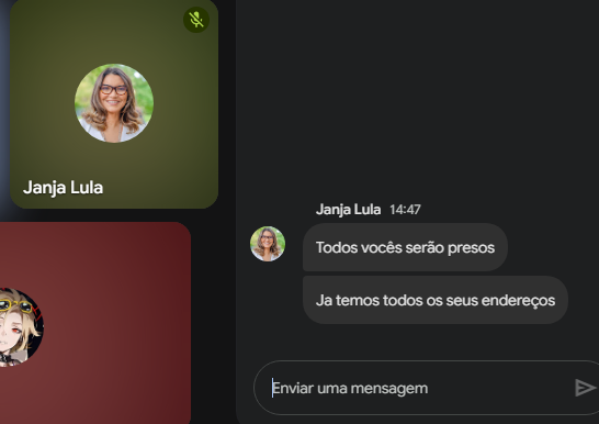pwettycunt's tweet photo. FOMOS PRO GOOGLE MEET E DEU RUIM JA https://t.co/x7Xi7zfWwb