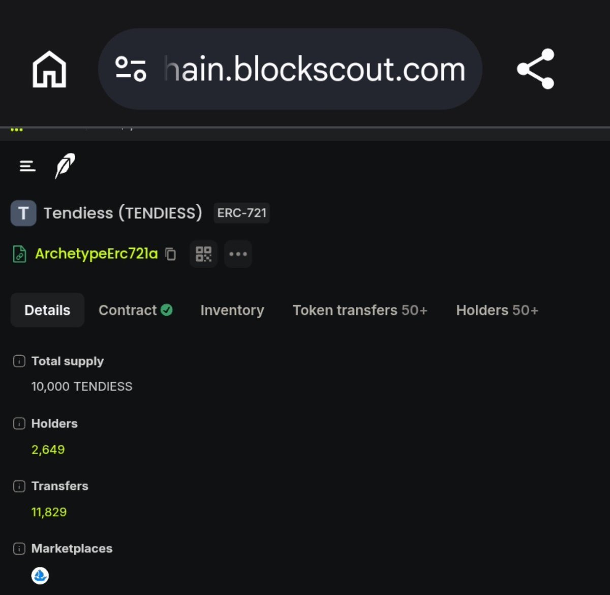 Tendiess_'s tweet photo. Good $Tendies distribution so far!!!🍗 https://t.co/p7m2IwpPw0
