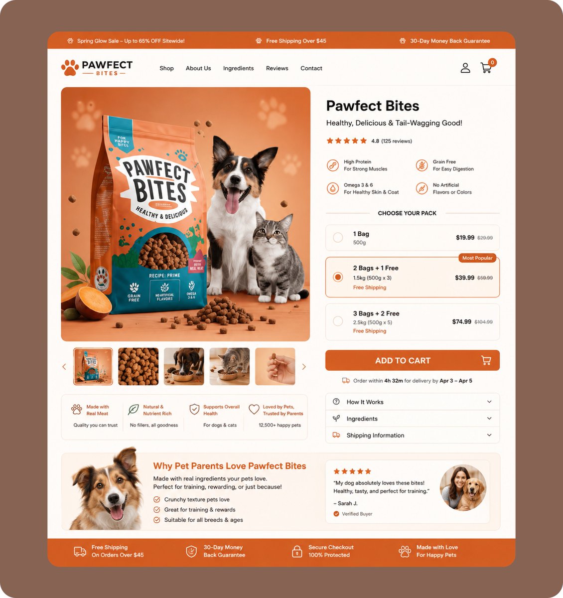 williamdtc2y's tweet photo. Getting traffic but your product page isn’t turning enough visitors into buyers?

Your buying box could be the problem.

A strong buying box should make 3 things obvious:

→ What am I getting?
→ Which option gives me the best value?
→ Why should I buy now?
This one uses clear benefits, social proof, pack options, a “Most Popular” choice, free shipping and a strong CTA.
That can help reduce hesitation → improve CVR
while bigger pack options can increase AOV.

Brand owners: don’t just optimize for more traffic.
 Optimize the moment visitors decide to buy.

#ecommerce #shopify #DTC #ecommercebrands
Honest opinion

Yes, this angle is stronger for attracting brand owners. It talks about a problem they actually care about—getting more revenue from existing traffic—instead of making the post sound like you're simply showing off a design.