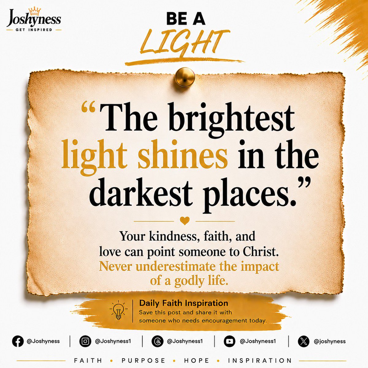 Joshyness's tweet photo. Be a light 🕯️ https://t.co/Dui6CFDnnI