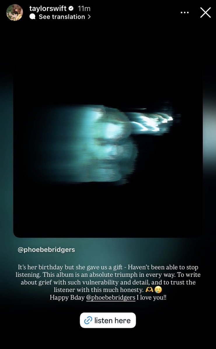cowboylikelovee's tweet photo. the only people she promoted this year being sir paul and phoebe… you guys dont understand how huge this is https://t.co/bg5SegWvFZ