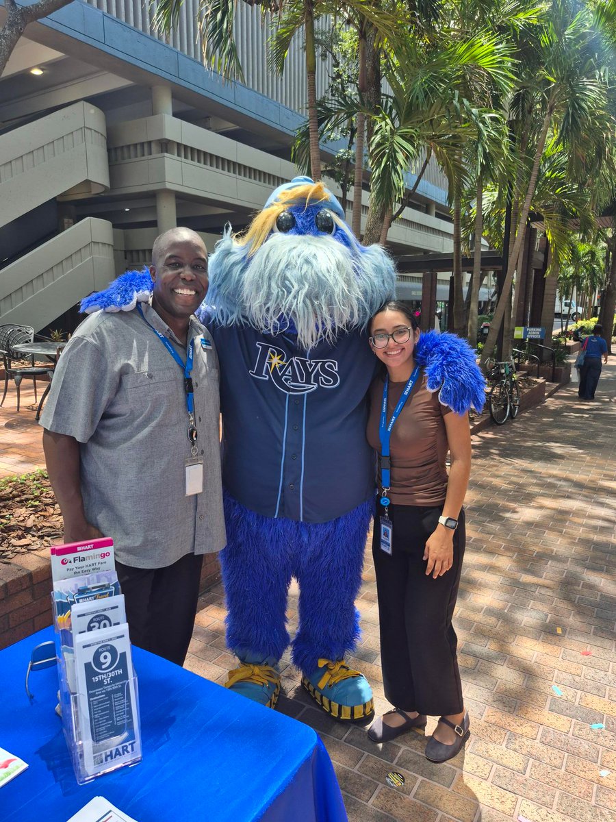 GoHART's tweet photo. Last week, the HART Community Engagement team participated in the 2nd Annual #813Day Bash, brought together by our friends at @VisitTampaBay!

The celebration highlighted the important role that local businesses, community partners, and residents play in supporting Tampa Bay’s vibrant tourism industry.

We had a great time celebrating everything that makes the 813 such a special place to live, work, and visit! 🚋🚌🌴