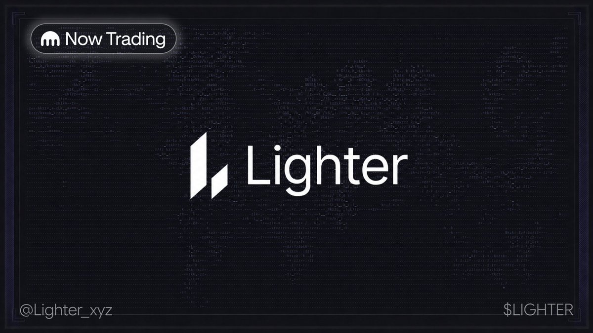 krakenlistings's tweet photo. Now live: $LIGHTER

@Lighter_xyz is a decentralized perpetual futures platform spanning crypto, real-world assets, and prelaunch markets. LIGHTER can be staked for liquidity pool access.

Start trading today → https://t.co/AwWrmby7nz https://t.co/7E5Xc9VVPZ