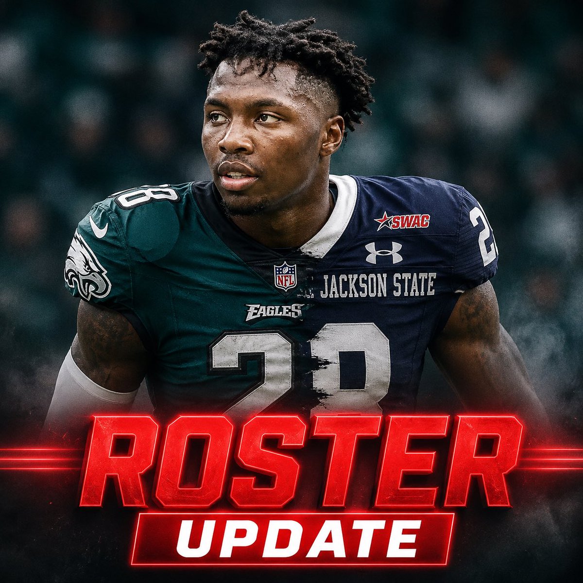 SheLoves_Thee's tweet photo. Former Jackson State CB @isaiahbolden23 signs with the Philadelphia Eagles 🦅 #theeilove https://t.co/0JWA54fWYP