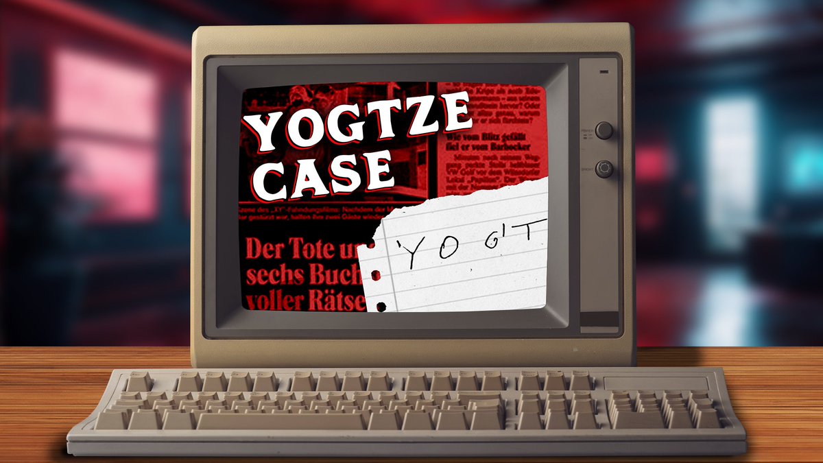 RedWebPod's tweet photo. In 1984, a man in West Germany was seen terrified for his life after experiencing a sudden epiphany. Shortly after, he disappeared into the night, only to be found dead and leaving behind a 6-letter clue: YOGTZE.

Listen here: https://t.co/8pnj0VTC8h https://t.co/vMendAwM6w