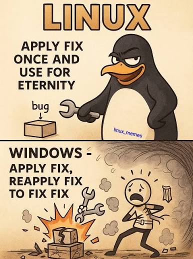 lnxsec's tweet photo. When the workaround becomes infrastructure. #Linux #LinuxSecurity #LinuxAdmin https://t.co/hOL9iLI0sy