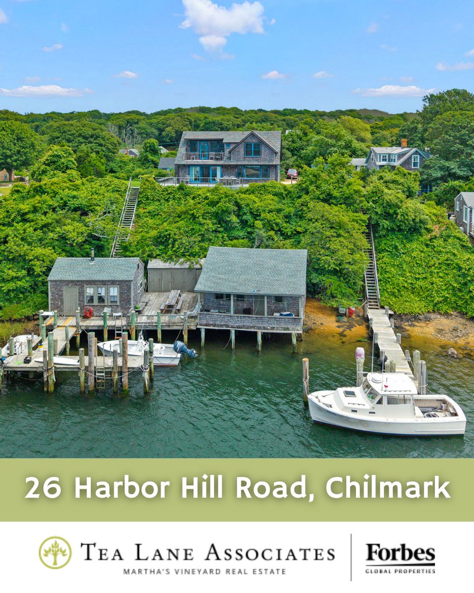 TeaLaneMV's tweet photo. Some places are irreplaceable. Menemsha is one of them.

Topmast occupies the highest and most spacious lot in Menemsha Harbor, with rare privacy, 180° views, spectacular sunsets, and a nearby 37+ ft end dock space.

26 Harbor Hill Road | $7,000,000

https://t.co/IKTiizo8Bp https://t.co/Yee54s0EnA