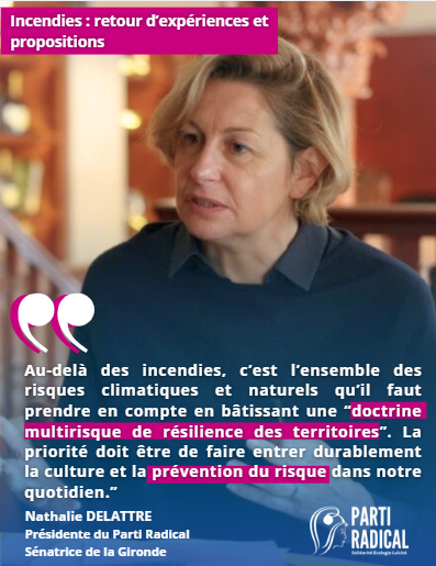 PartiRadical's tweet photo. #Incendies en Gironde : la présidente du @Partiradical  @n_delattre, sénatrice de la Gironde, a remis à @SebLecornu son retour d'expériences et ses propositions pour mieux protéger et préparer les territoires. La #prévention est une priorité.
➡️A lire sur https://t.co/StIYXLMNj8 https://t.co/Lm5VEOdeaj