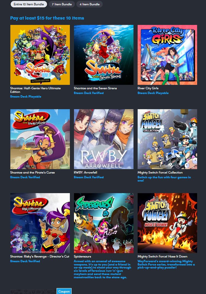Wario64's tweet photo. Humble Games Bundle: Shantae &amp; Heroic Heroines ($15 for all) https://t.co/vzDI6OlgIZ #ad https://t.co/jLqNdgqVuQ