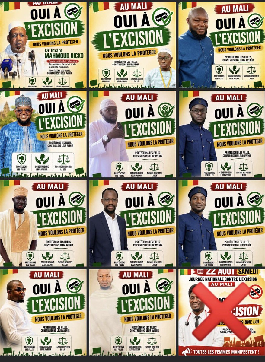 touly20's tweet photo. Des hommes qui demandent à ce que les filles soient excisées. Ils font complètement une campagne. 

Quand on dit que,  si l’esclavage n’avait concerné que les femmes noires, on serait encore avec nos chaînes … ce n’est une fable  ! https://t.co/9f7r7YLxMs