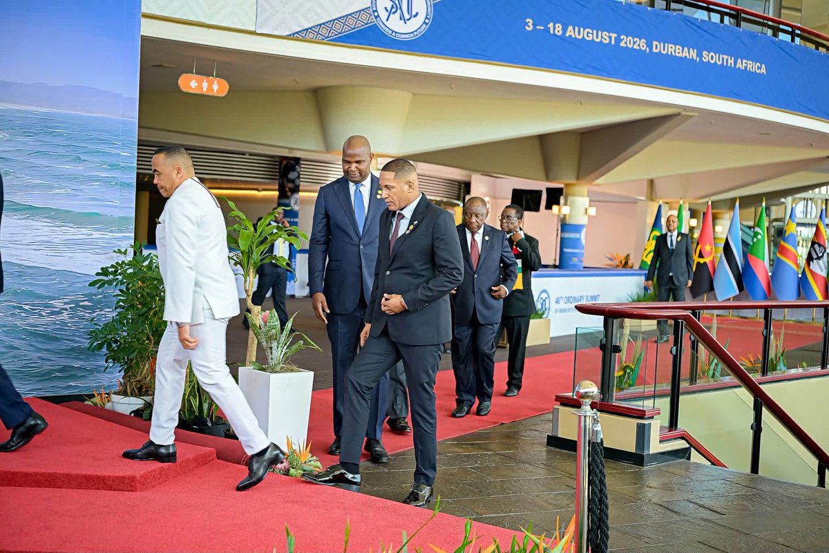 BWPresidency's tweet photo. President @duma_boko reaffirmed Botswana’s support for stronger regional integration, industrialisation, peace, security a&amp; sustainable development. “A stronger SADC must be built on cooperation that delivers tangible results for our people.” https://t.co/UTIFNOjotq