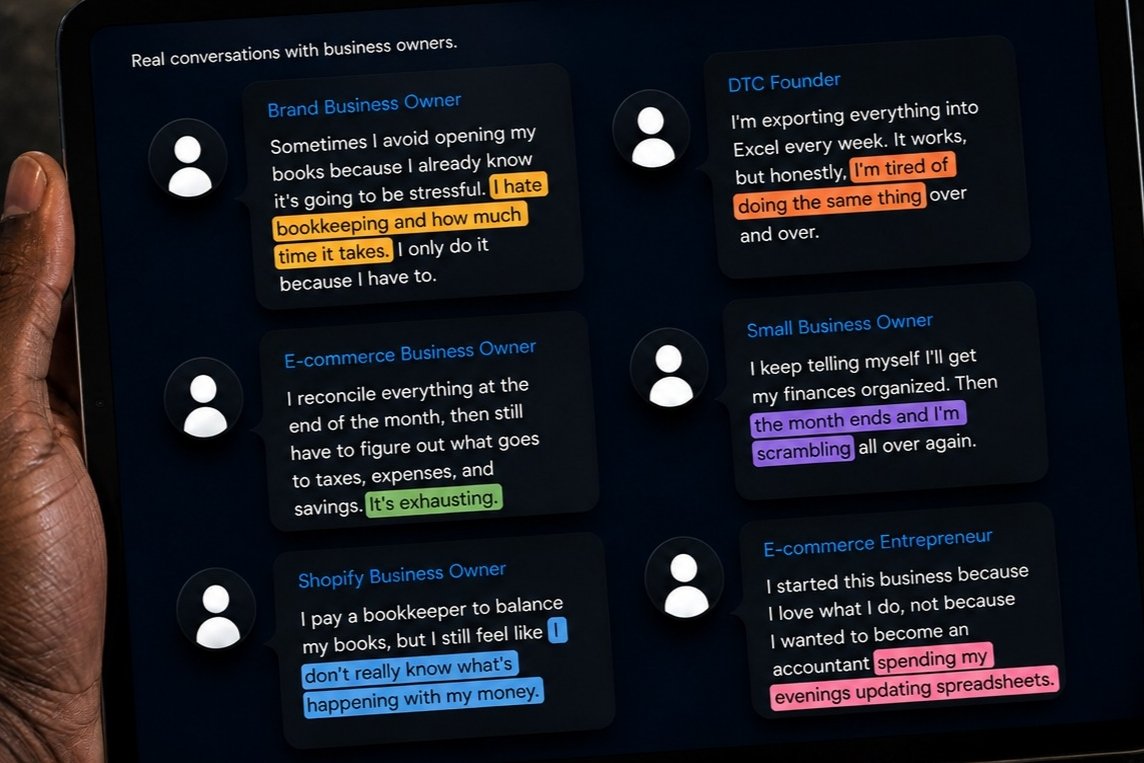 Jeffnelly's tweet photo. We talked to 100+ business owners and heard the same thing repeatedly: What happens to their money after a sale is often harder than making the sale itself.
Different businesses but the same similar experience
So we paid attention
Something is coming
#InstantClarity #VaultSplit https://t.co/Hpy7KrVFSj