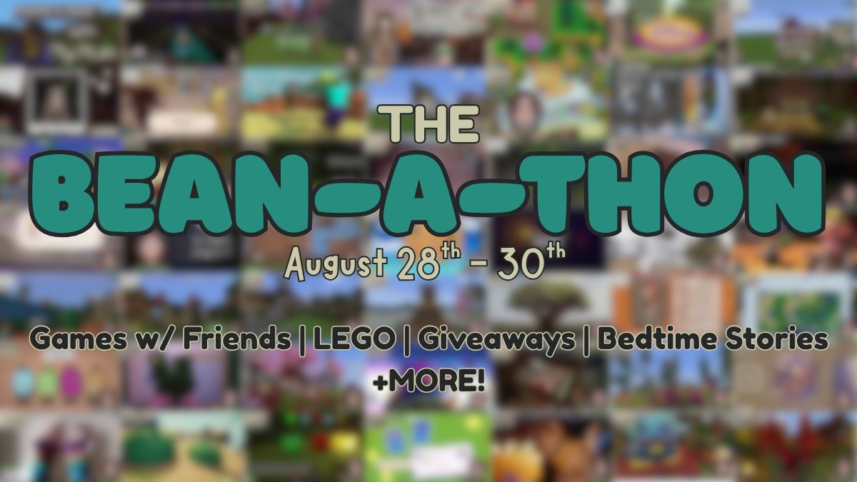 ascottishbean's tweet photo. Announcing the BEAN-A-THON!!
Celebrating my 5 year affiliate anniversary AND starting the new PC fund. More info in the replies!
Looking forward to seeing you all there! https://t.co/t17kirdMEL