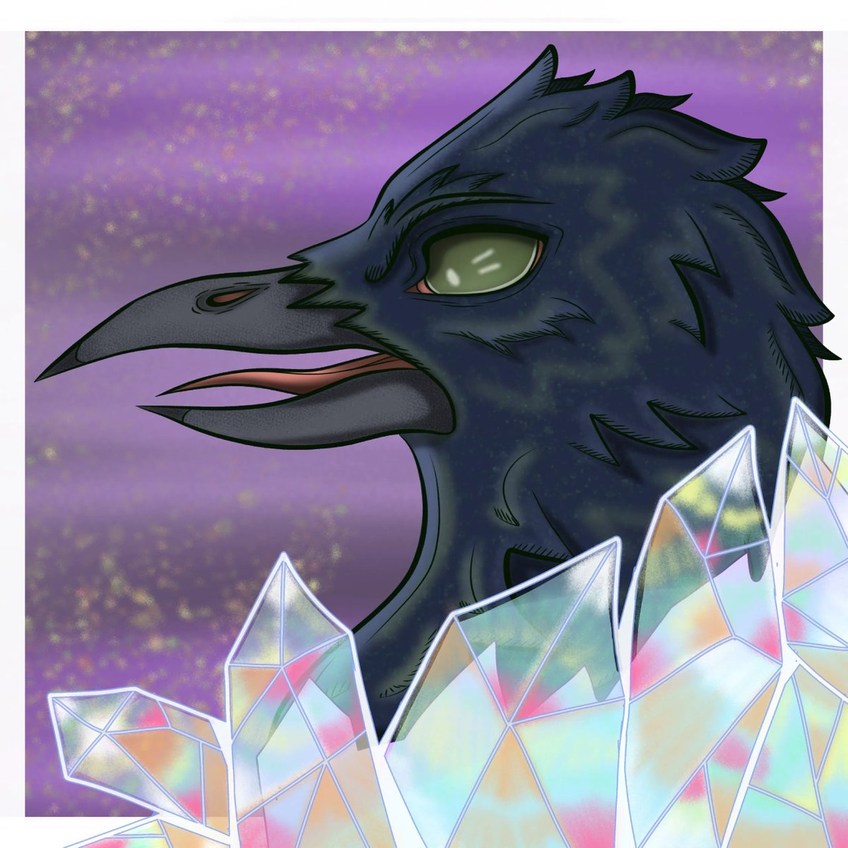 Mistmerro's tweet photo. » A raven for a past subscriber. Art 2024. 🐦⬛
I'm coming back!
It was a long and pleasant vacation. From everything. But I'm back, and that means work continues in full swing.
How are you doing? I'm excited to start this new phase.
#artbird #illustration #mistmerro #digitalart https://t.co/cKY7E2QcQ6