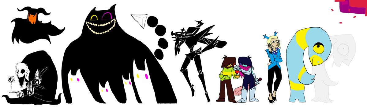 LegendaryPootis's tweet photo. The Roaring Gang
#deltarune https://t.co/ddjtDqesI8