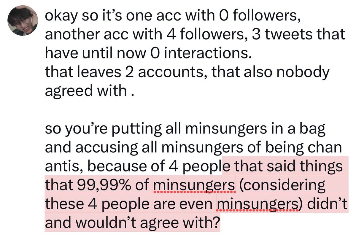 Iinosji's tweet photo. and this could’ve all been over a lot sooner if you’d shared the accounts for all of us to report since the beginning, instead of these vague tweets that only worked to fuel hate . https://t.co/7O1Cxvvhlx