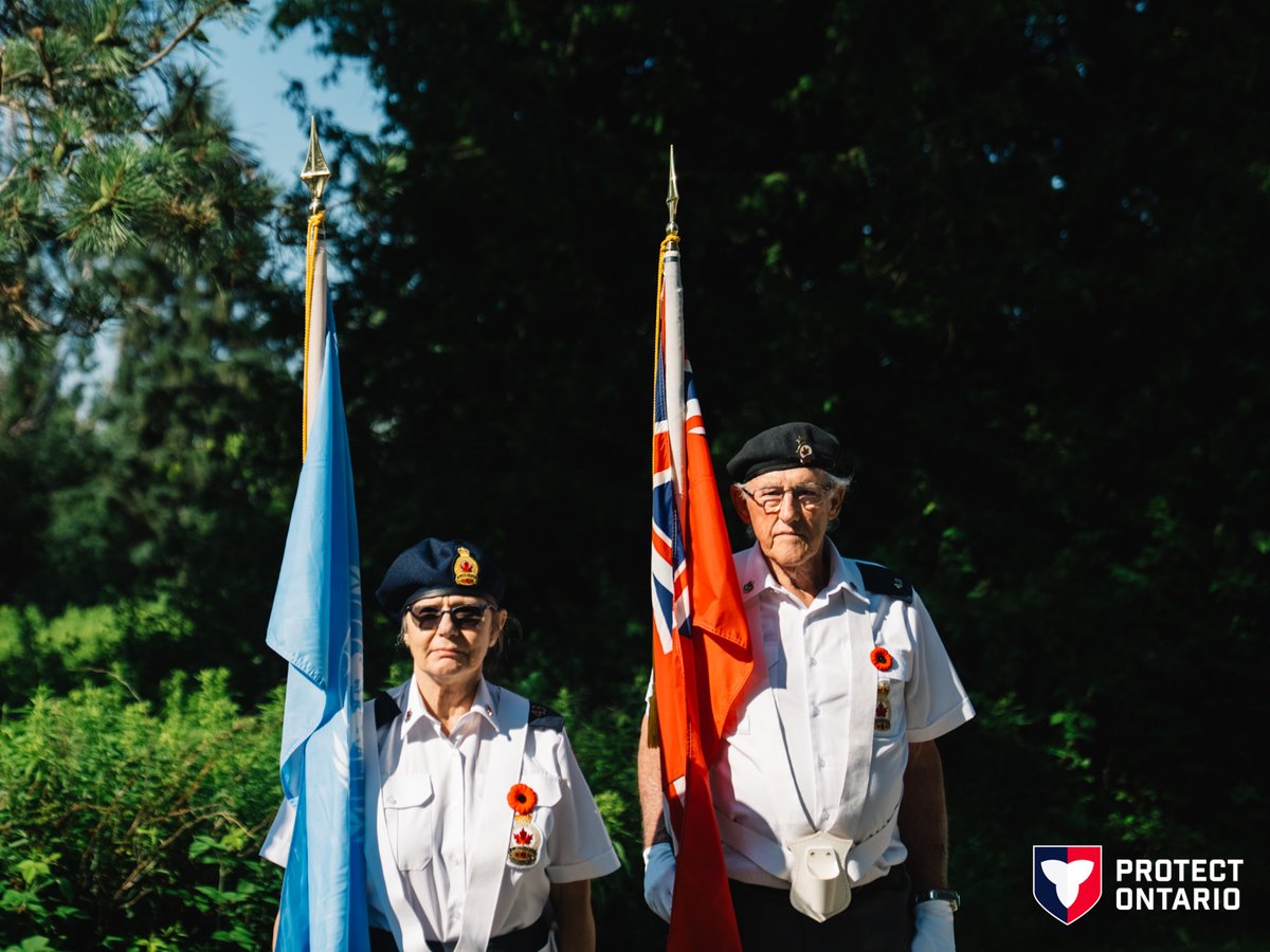 ONenvironment's tweet photo. Veterans and active service members of the Canadian Armed Forces can now enjoy free entry to Ontario provincial parks 7 days a week.
Special thanks to the Royal Canadian Legion (Branch 112 - Whitby) and its colour guard for joining us at this announcement!
https://t.co/9W8C7tkJf6 https://t.co/AdCRtzFkWl