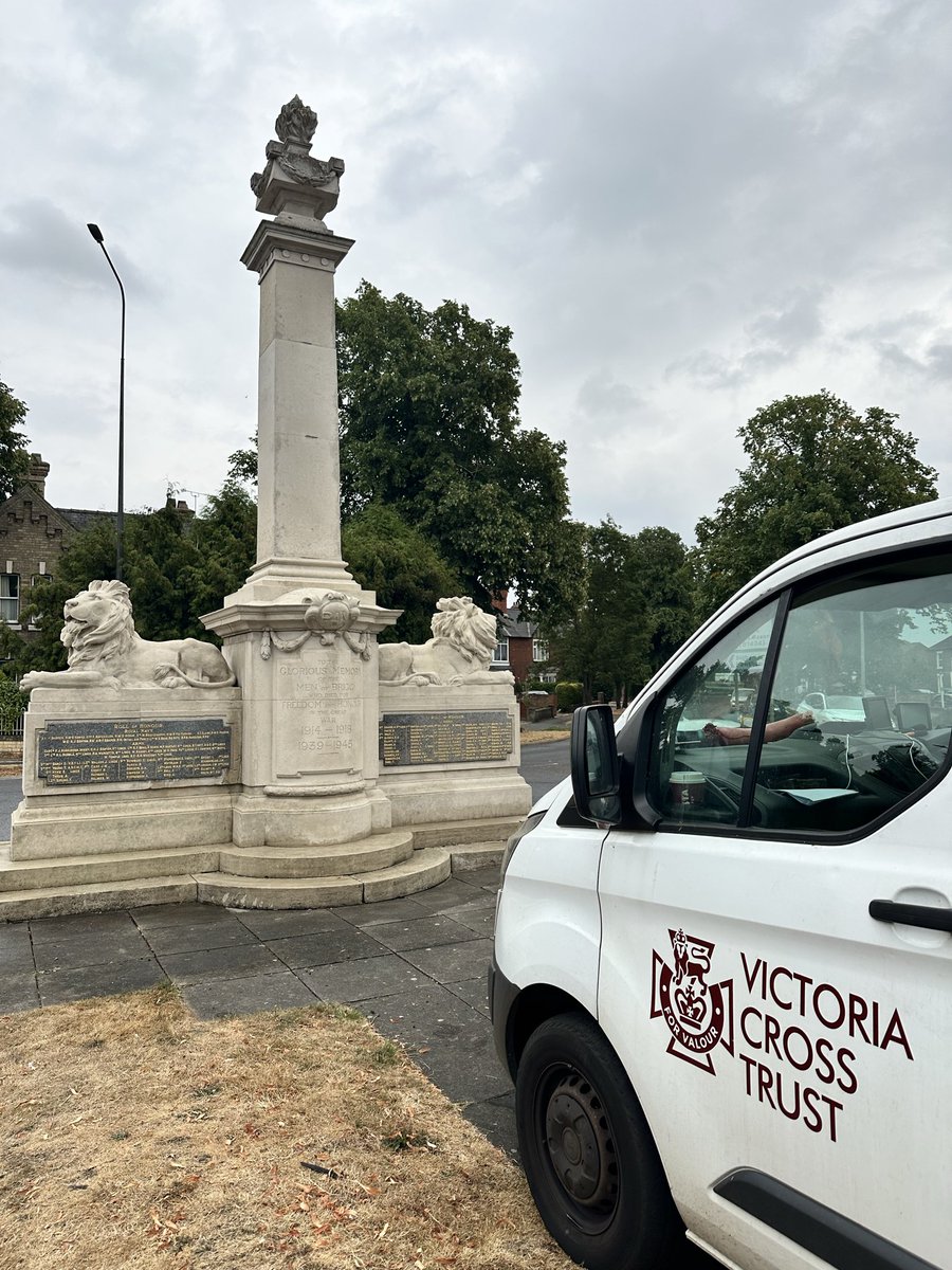 VCTrust's tweet photo. Brigg War memorial cleaned today. Lest We Forget. #VCTrust https://t.co/zpEMabfaAu
