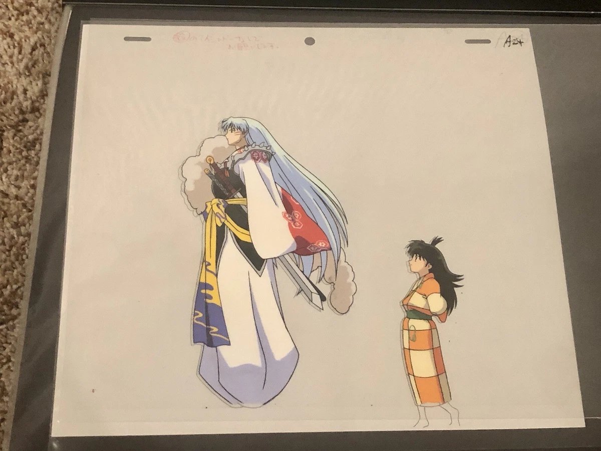 Daily_Rin_chan's tweet photo. Cel and douga of Sesshōmaru and Rin from the third opening of "Inuyasha", "Owarinai Yume" by Nanase Aikawa.

[Source: e-bay. Link in the tweet below]. https://t.co/qCK5eZCao7