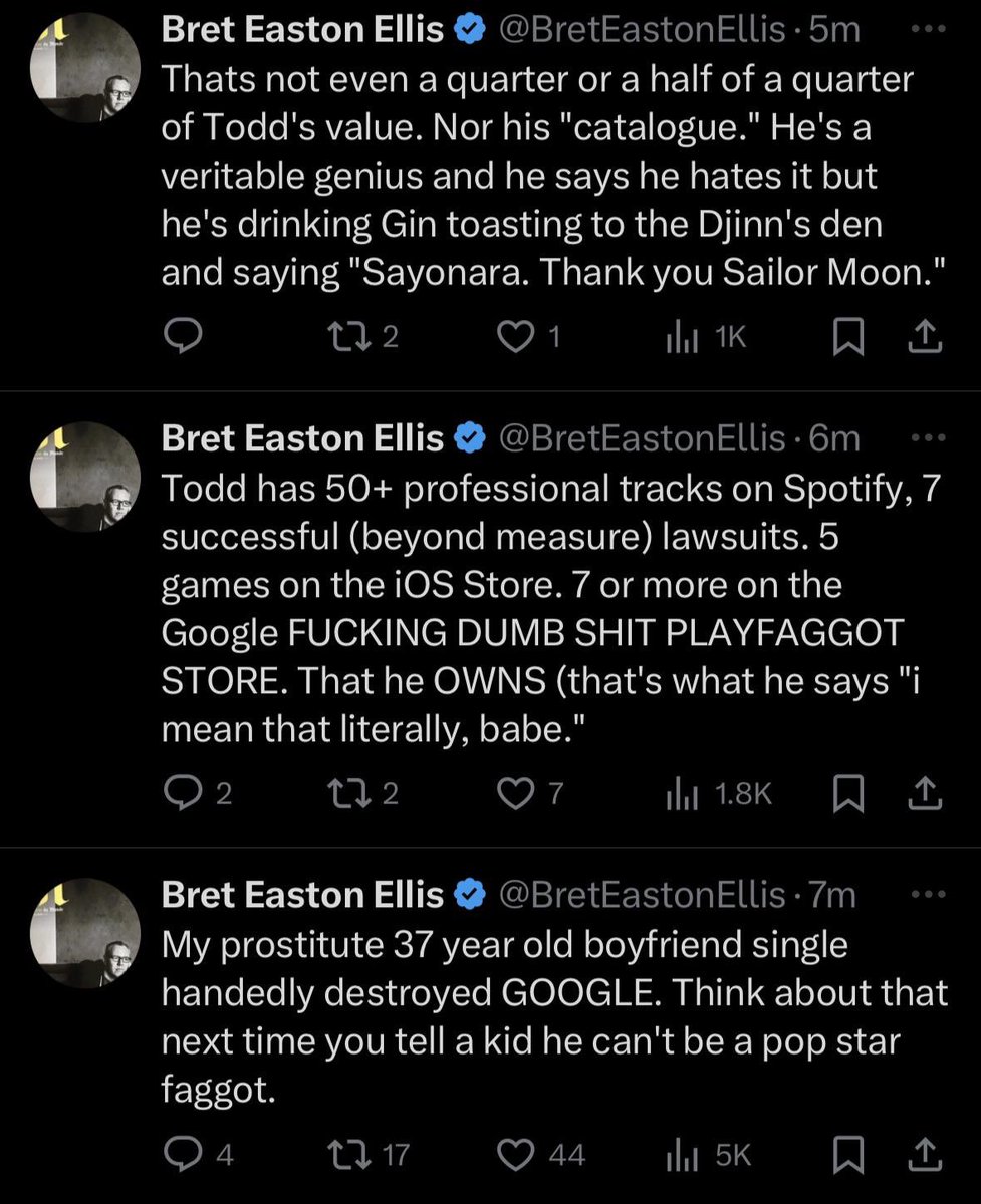 TwinkTheory's tweet photo. I’m sorry but open the schools because wdym the Gen Z twitter gay celebs don’t remember when Bret Easton Ellis’s twink took over his Twitter during a meth binge and fully live tweeted it for HOURS like 3 years ago. This site used to be so fucking awesome. we’re never gonna get this again. He was responding to DM’s and everything 😂 we were all tweaking as one