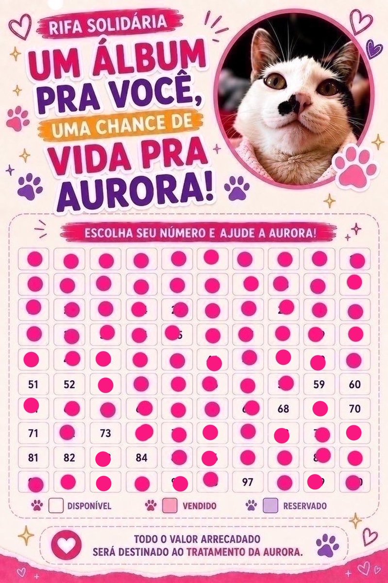 sonzapetsch's tweet photo. Rifinha atualizada 🩷 Obrigada por tudo gente! Aurorinha está sem crises desde que voltou do hospital 🥹 estou tentando terminar essa rifinha pq logo preciso começar uma nova pra castração dela 🙏 infelizmente fui demitida então apertou bastante 😢 

🔑: auroracalvinha@gmail.com https://t.co/GjdupavjGF