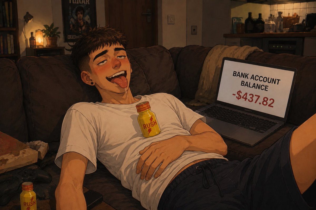AI_goon_master's tweet photo. Going into debt for AI Alphas turns you intox piggies on 🤯

NOW:
1. Get wasted and popper up 
2. Goon to AI Men
3. And press send 💵 

#findom #intox #alpha #poppers https://t.co/AgZAFWXZOS