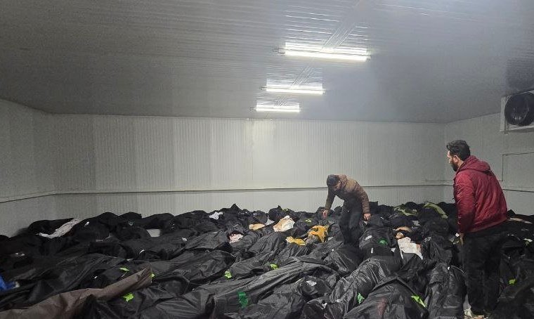 KarmelMelamed's tweet photo. DO NOT look away!

This was not GAZA. This was Iran in January.

Body bags of innocents killed for protesting against the evil mullah regime. They were slaughtered for seeking freedom. More than 50K were killed by IRGC.  

SHAME ON @CNN &amp; other media who fail to speak about this! https://t.co/lxjce913fK