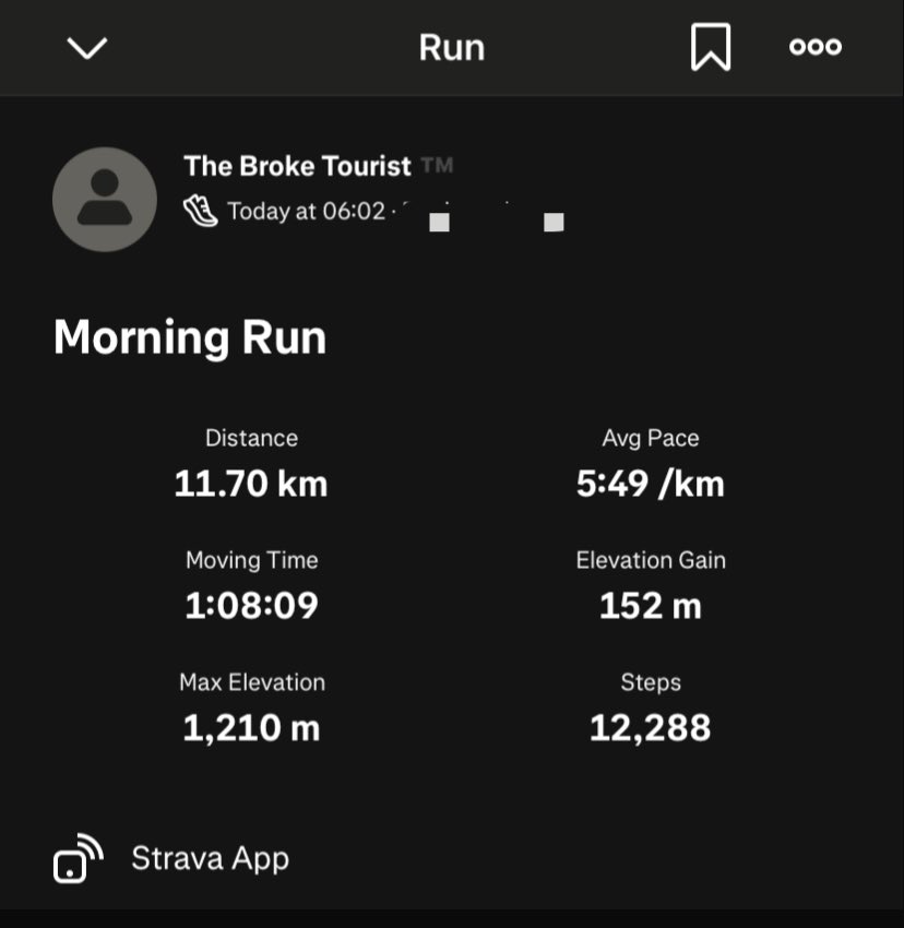 Shisa_Bonie22's tweet photo. Day 97/100 ✅

DETERMINED. NOT DESPERATE.

The goal is clear.
The preparation is behind me.
The opportunity is ahead.

Now it’s about trusting the work and staying determined when it gets difficult.

#RwenzoriMarathon week is here.
Let’s go. 🔒🏃🏾‍♂️
#Running100Days https://t.co/3OHts3RFxI