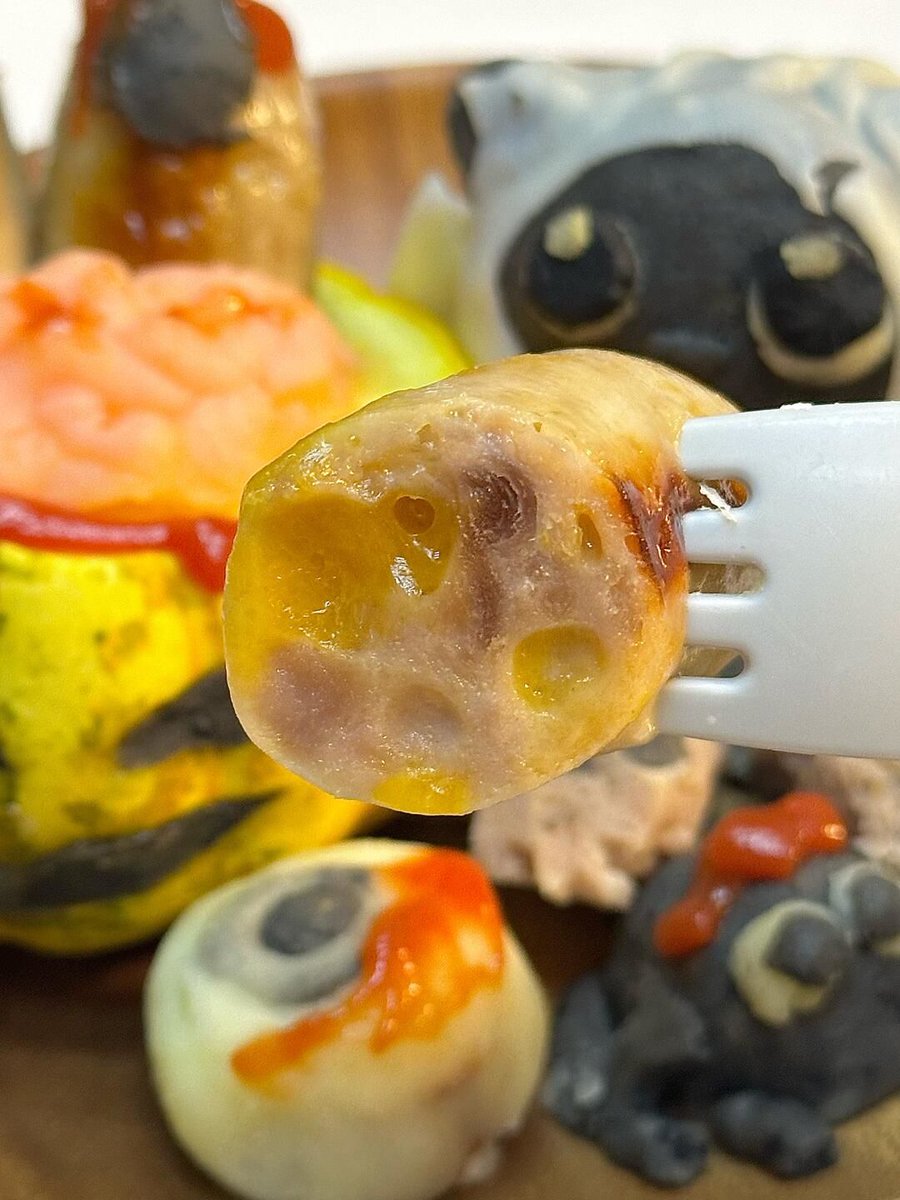 DariusWill45938's tweet photo. Spooky Season Special: Pumpkin Spice Risotto u0026 Candy Corn Parfait – only at our café this week! Reserve your table now! https://t.co/iGKRgkgYop
