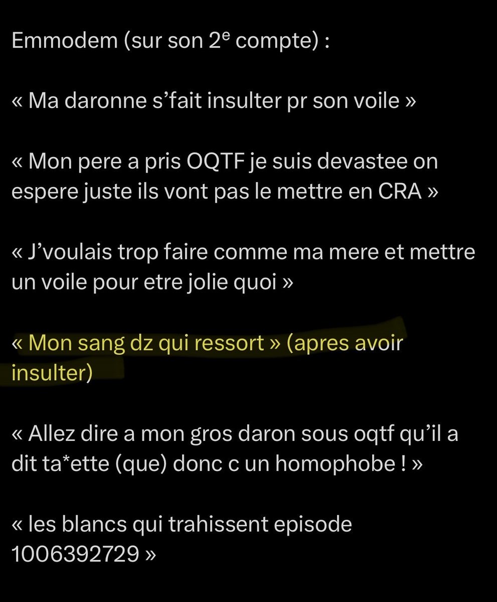 guesbl0g's tweet photo. Elle met en avant ses circonstances personnelles, pas d’explication sur le choix spécifique d’un avatar algérien (à part "la faute au concernisme"). Comme si le problème c’était la création d’une identité en soi et pas ce qu’elle dit de son rapport aux arabes. https://t.co/edmCHXbJxs