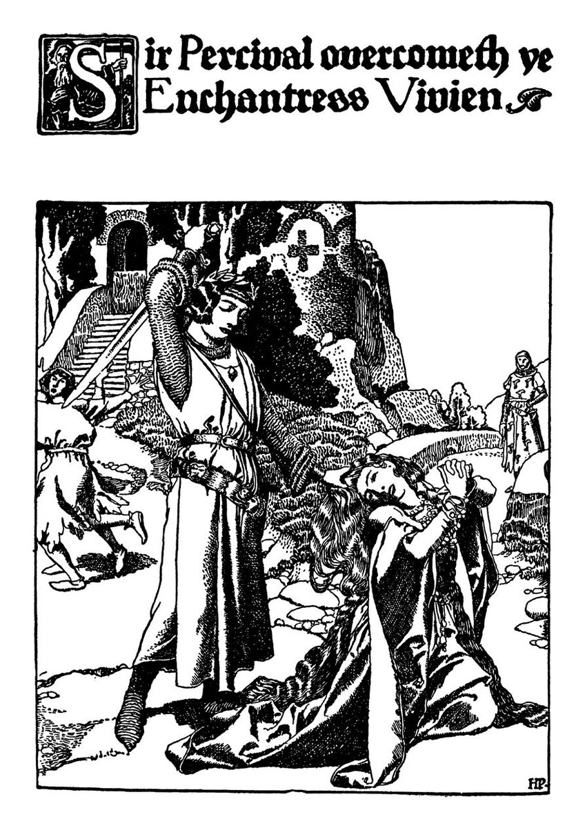 Einarbaldvii's tweet photo. Arthurian illustrations by Howard Pyle. https://t.co/4ECCRnC929