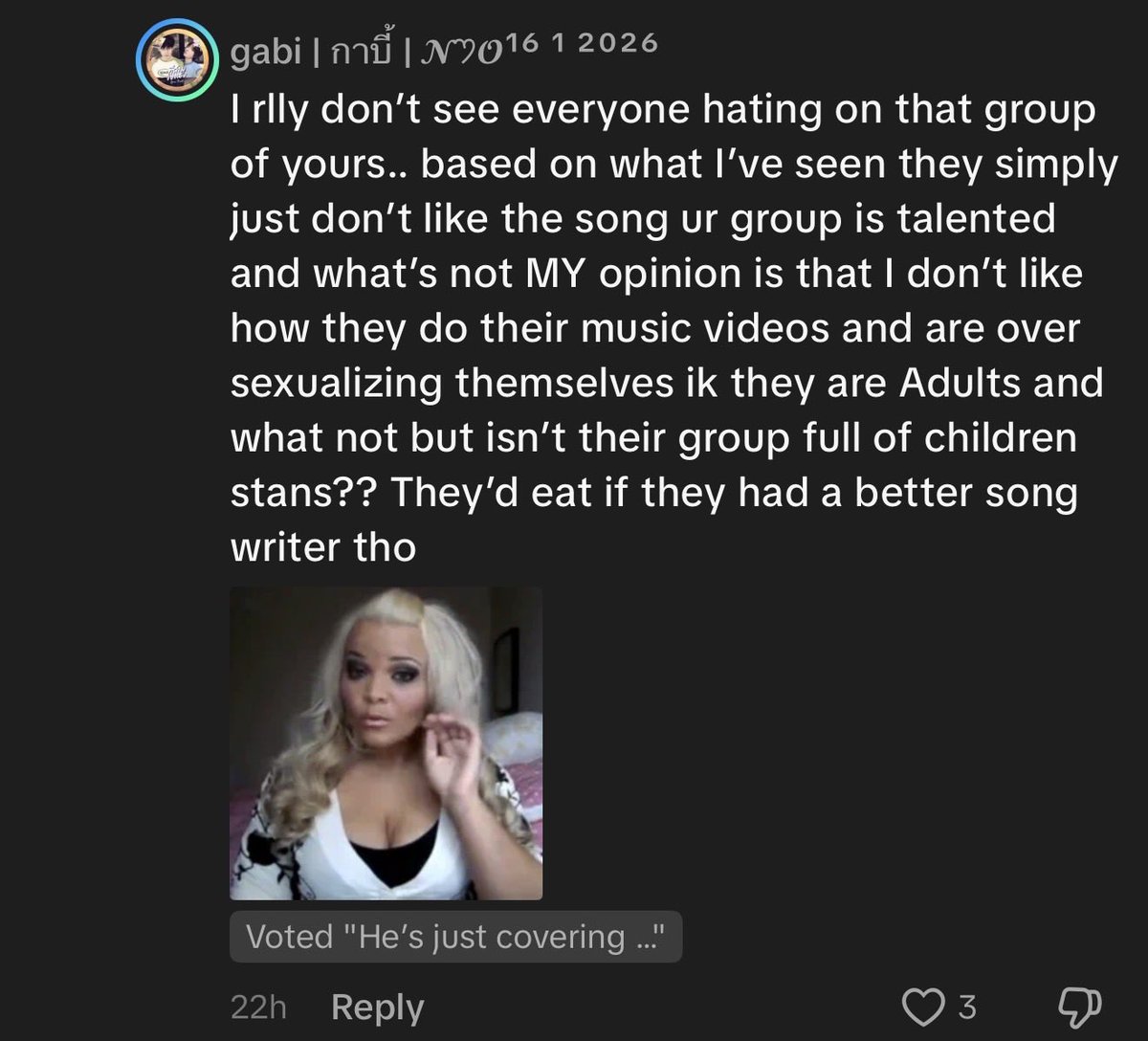 lukemicks's tweet photo. calling out the over sexualization of katseye under a video of otto when he was basically riding north on stage is so?!? bl stan’s seem to never gaf abt over sexualization when it comes to their favs 🥀 yall just hate women tbh 😭 https://t.co/5unkv4TXiI